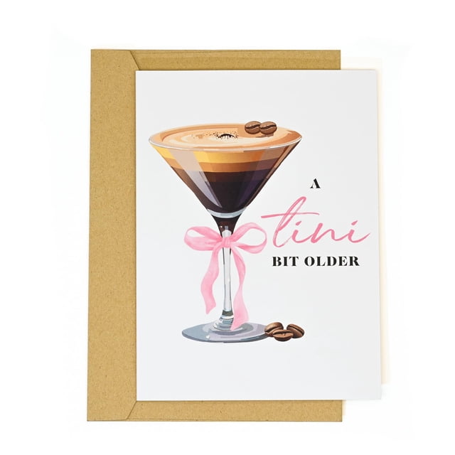Tarjeta de cumpleaños tiangqiwoole Espresso Martini