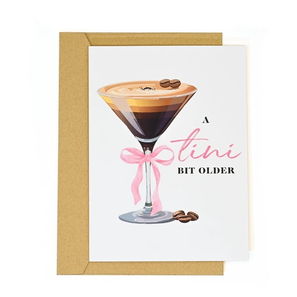 Tarjeta de cumpleaños tiangqiwoole Espresso Martini