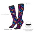 thumbnail image 4 of Rocae Llama Alpaca for Novelty Casual compression Socks For Women Men Contrast Color Stockings, 4 of 6