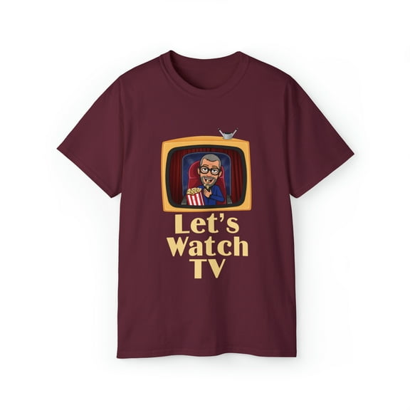 Jay Watch Let's Watch TV - Unisex Ultra Cotton Tee