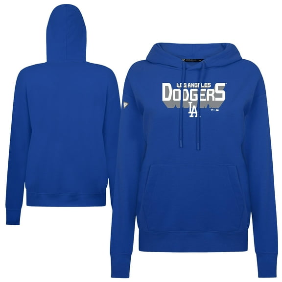 Women's Levelwear Royal Los Angeles Dodgers Adorn Retro 3D Pullover Hoodie