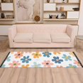 thumbnail image 2 of Yayeee Runner Rug for Bedroom 2'x6' Machine Washable Hallway Non Slip Mat, Colorful Flowers, 2 of 8