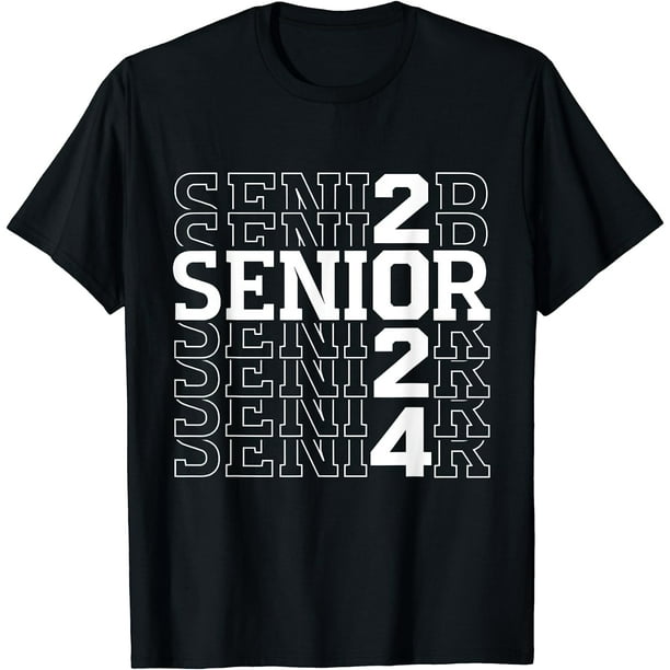 Senior 2024 Graduation Graduate Class of 2024 Women Boy Girl T-Shirt ...