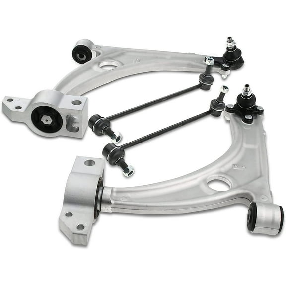 A-Premium 4Pcs Front Suspension Kit Lower Control Arm and Ball Joint Assembly Sway Bar Link Stabilizer link Compatible with Volkswagen Passat 2006-2010 Tiguan 2009 CC 2009-2017