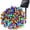 Multicolor, variant on 23ft Solar Christmas String Lights 50LEDs 8 Modes Waterproof String Fairy Lights for Christmas Holiday Garden Decorations, Multicolor