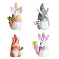 thumbnail image 6 of FaLX Easter Bunny Doll Adorable Super Soft Non-Fading Vibrant Color Long Whisker Decorative Cloth Easter Bunny Style Faceless Dwarf Plush Toy Gift for Home, 6 of 8