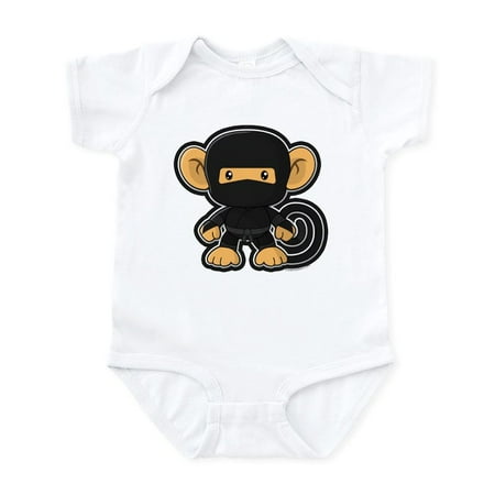 

CafePress - Ninja Saru Infant Bodysuit - Baby Light Bodysuit Size Newborn - 24 Months