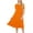 Orange, variant on Women's A-Line Short Sleeve Loose Fit Jersey Knit Solid Midi Maternity Dress S-3XL