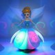 thumbnail image 2 of Princesa giratoria eléctrica bailando princesa luz giratoria universal atril juguete decoración de pasteles, niña azul, 2 of 3