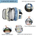 thumbnail image 3 of ALAZA Bird on Stripes Laptop Backpack Purse Travel Bag Casual School Bookbag Rucksack for Women Men, 3 of 6