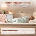 thumbnail image 5 of Ovios Twin Size All-in-One Floor Bed in a Box, 16.7" Upholstered Compressed Foam Mattress with Headboard, No Assembly Required, Beige, 5 of 8