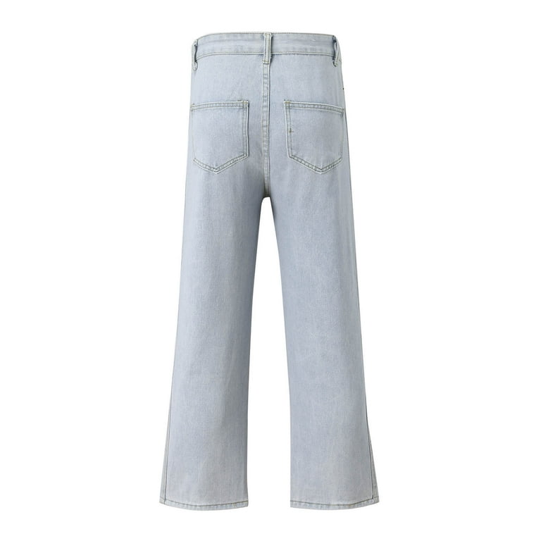 Men's Casual Autumn Denim Cotton Hop Loose Work Long Men's Casual Autumn Denim Cotton Hop Loose Work Long