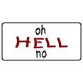 thumbnail image 1 of Oh Hell No Photo License Plate, 1 of 2