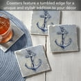 thumbnail image 2 of Thirstystone "Vintage Anchor" 4-Pack Tumbled Tile Coasters, 2 of 7