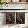 thumbnail image 7 of Western Vintage Kitchen Towels Set of 2, Country Cowboy Boots Cow Skulls Retro Absorbent Dish Towels for Kitchen, Microfiber Hand Towel, Quick Drying Tea Towel for Cleaning Decorative Dishcloths, 7 of 7