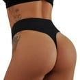 thumbnail image 1 of Aayomet Culotte Femme String Aguichant (Noir, m), 1 of 5