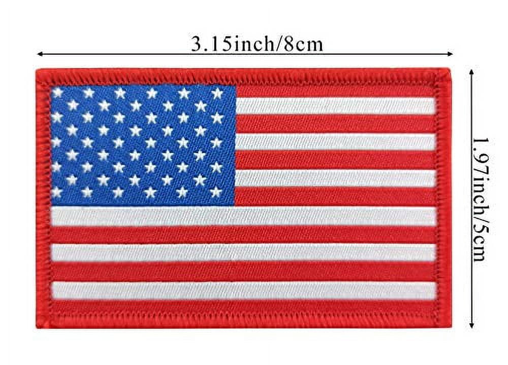 JBCD 2 Pack US Navy Flag Patch Force Army Flags Tactical Patch Pride Flag  Patch for Clothes Hat Patch Team Military Patch
