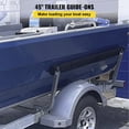 thumbnail image 6 of KFFKFF Boat Trailer Guide-Ons, 2 PCS Steel Trailer Guides with Rust-Resistant Finish, Carpet-Padded Boards, Mounting Hardware Included, Suitable for Ski, Fishing, or Sailboat Trailers, 6 of 9