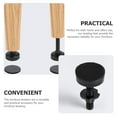 thumbnail image 5 of HOMEMAXS  10 Pcs Adjustable Feet for Furniture Levelers Heavy Uneven Foot Rest Couch Black, 5 of 8