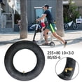 thumbnail image 3 of Dreamhall 10inch 255x80/10X3(80/65-6) Thickened Tire Inner Tube for ZERO Electric Scooter Black, 3 of 6