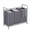 Gray, variant on Heavy Duty Rolling Laundry Basket 3-Bag Sorter Hamper with Lockable Wheels & Removable Bags, 63.4gal Fabric Storage Bin for Bedroom Laundry Room
