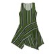 thumbnail image 1 of bar III Vestido recto con dobladillo de pañuelo para mujer, verde, pequeño, 1 of 2