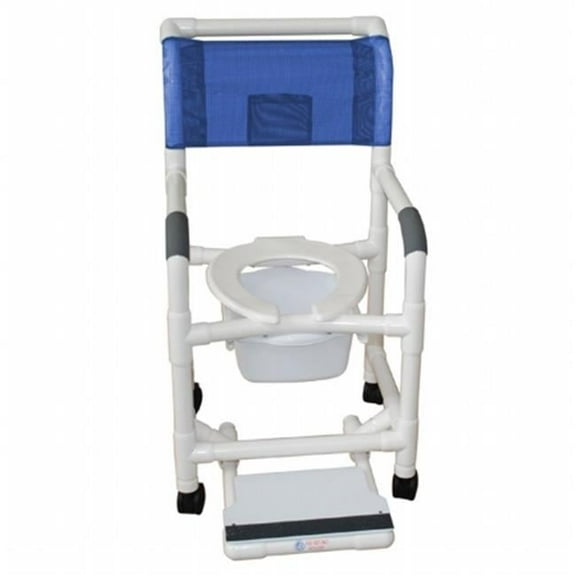 MJM International 118-3TW-SF-SQ-PAIL Shower Chair 18 in.