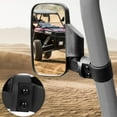 thumbnail image 4 of Unique Bargains 2Set 1.75" 2" Round Roll Cage 7.09" UTV Rear View Side Mirror for UTV, 4 of 8