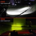 CO LIGHT Led Light Bar 4" 96W Led Bar Yellow Led Car Work Light Flood