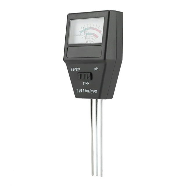 Medidor De PH Del Suelo, ABS Premium 2 En 1 Medidor De PH De Suelo Fértil De Alta Precisión Para Plantas De Jardín Medidor De PH De Suelo De Precisión De Flores Probador De PH