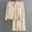 238#Beige, variant on Dwaogom Women's Fashionable Wide Leg Pants Sweater Two Piece Set Women's V Neck Knitted Suit Track Jacket Women Button Down Shirt Dress Pocket