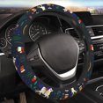 thumbnail image 5 of XMXT Cartoon Soldier White Horse Steering Wheel Cover, Elastic Non-Slip Universal Fit Car Decor Accessories Protector for Auto SUV Trucks, 5 of 8