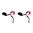 thumbnail image 1 of Wweixi 1/2/3/5 Boats and Raft Paddle Safety Rod Elastic Leash Stretchable and Sturdy Rose Red 45cm 2PCS, 1 of 1