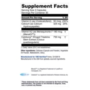 1MD Nutrition OsteoMD لدعم العظام الشامل | مع الكالسيوم هيدروكسيباتيت وفيتامين D3 & أمبير ؛ K2 | 90 كبسولة