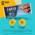 thumbnail image 3 of Ratio Soft Baked Bars, Chocolate Chunk Cookie, 1g Sugar, Keto Friendly, 5.34 oz (6 Bars), 3 of 12