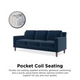 thumbnail image 2 of DHP Bryanna 3 Seater Sofa, Gray Velvet, 2 of 8