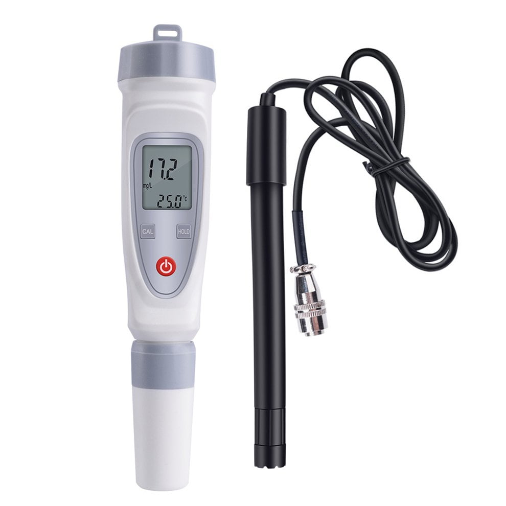 Portable Dissolved Oxygen Meter Tester Pen Digital Water Quality Purity
