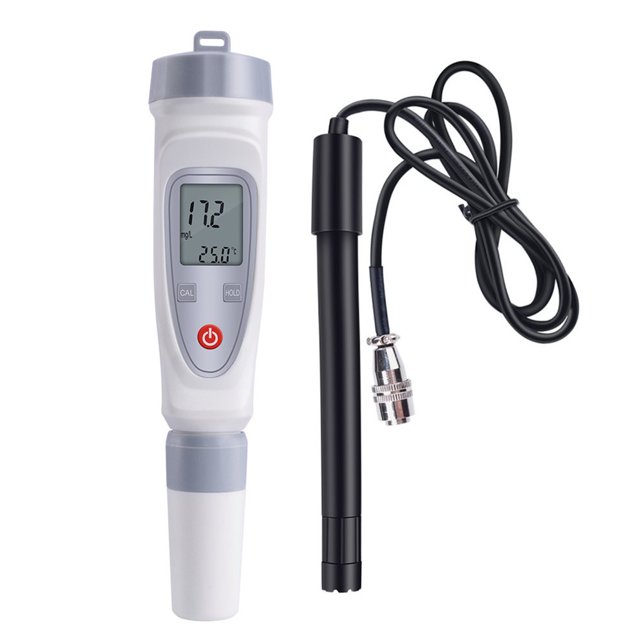 THORMN Portable Dissolved Oxygen Meter Tester Pen Digital Water Quality Purity Monitor Filter Measuring with Backlight