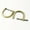 Brass, variant on 2pcs Shackle Screw D Rings U Shape D-Ring Replacement for Purse Keychain Strap Buckle