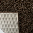 thumbnail image 2 of SAFAVIEH Lavena Solid Plush Shag Runner Rug, Brown, 2'3" x 8', 2 of 6