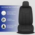 thumbnail image 6 of Waterproof Car Seat Cover Full Seats, Neoprene Seat Covers for Cars,Split Bench Compatible Car Interior Covers, Universal Fit Most Car Sedan Truck SUV(Black), 6 of 10