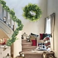 thumbnail image 6 of Hvmvliv 6ft Christmas Norfolk Pine Garland Christmas Cedar Garland Artificial Flocked Garland for Christmas Table Fireplace Wall Decoration Green, 6 of 6
