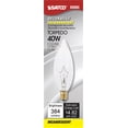 thumbnail image 2 of Satco 03283 - 40BA9 1/2 S3283 BA9 5 Decor Torpedo Light Bulb, 2 of 2