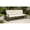 Beige, variant on Leumius Outdoor Patio Sofa,Metal 3-Seat Couch with Thick Cushions,Patio Conversation Sofa Couch for Deck Garden Poolside,Beige