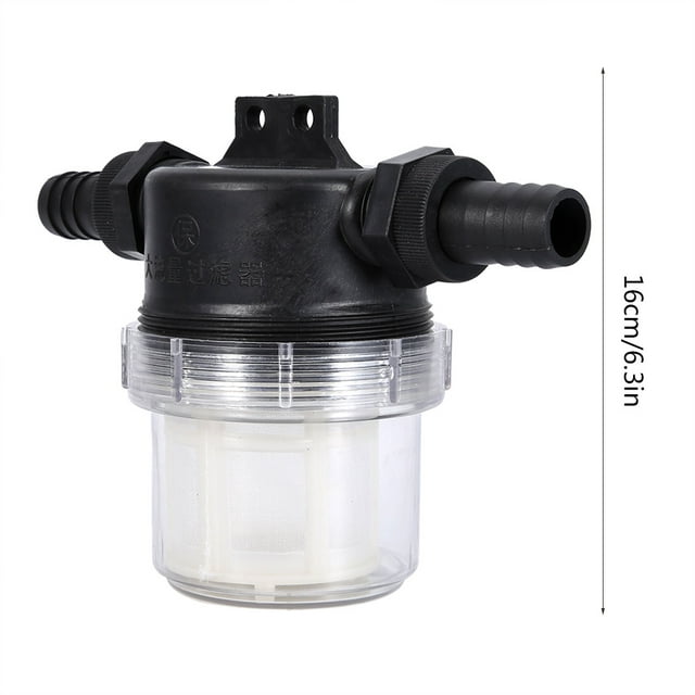Filtro de Bomba de Agua Con Colador de Malla Transparente en Línea, Alto Flujo, Material Duradero, Malla 40, Riego de Jardín, Filtros de Bomba de Agua, Accesorios para