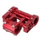 thumbnail image 5 of Potencia de manillar de bicicleta ajustable, doble potencia, CNC, diámetro 25,4 mm, montaje para MTB Rojo, 5 of 7