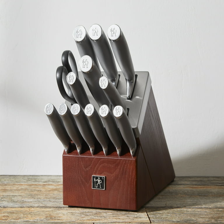 HENCKELS Modernist 14-pc Self-Sharpening Knife Block Set, German