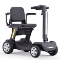 thumbnail image 1 of 4 Wheels Mobility Scooter for Adults & Senior, Foldable Lightweight Powered Device for Travel, with LED Strip Light, Storage Bag, Charger Included, No Assemble Required (Purple), 1 of 4