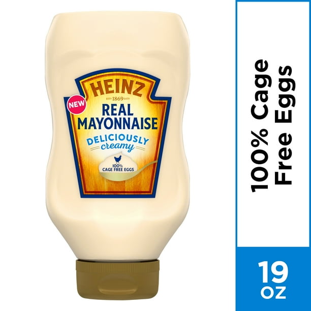 Heinz Real Mayonnaise, 19 fl oz Squeeze Bottle
