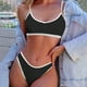 thumbnail image 1 of Trajes de baño para mujer, Trajes de baño para mujer, Traje de baño de mujer con escote en V, sin mangas, con tirantes y abertura, Traje de baño de playa para mujer, Traje de baño de nailon, 1 of 3